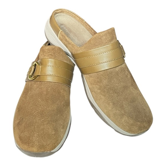 Easy Spirit Women's Eleena Mule Suede Tan Mule Size 11 Preowned Great Condition - Picture 2 of 9